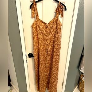 Faherty linen maxi dress